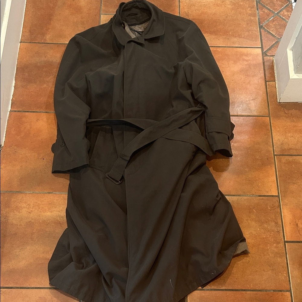 Classic Black Trench Coat for Men